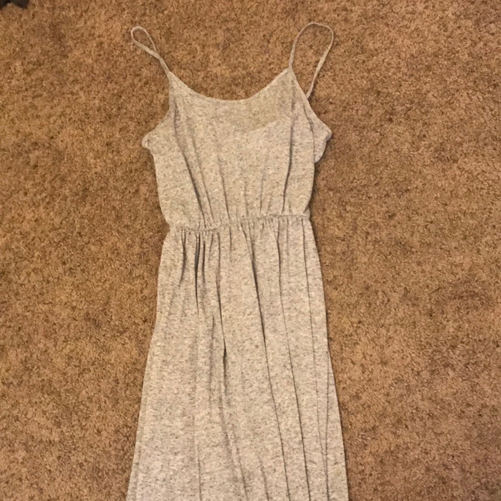 H&M gray maxi dress